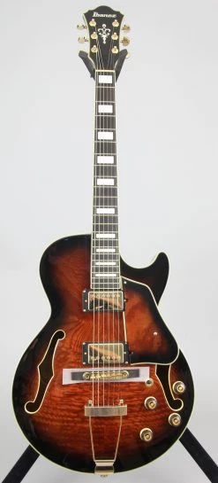 Ibanez AG95QA Artcore Expressionist Hollow Body Guitar | Dark Brown Sunburst