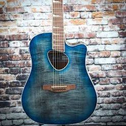 Ibanez Altstar ALT30FM Acoustic Guitar | Blue Doom Burst