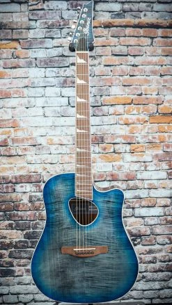 Ibanez Altstar ALT30FM Acoustic Guitar | Blue Doom Burst