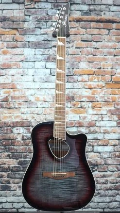 Ibanez Altstar ALT30FM Acoustic Guitar | Red Doom Burst