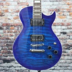 Ibanez ART120QA Single Cut Electric Guitar | Transparent Blue Burst