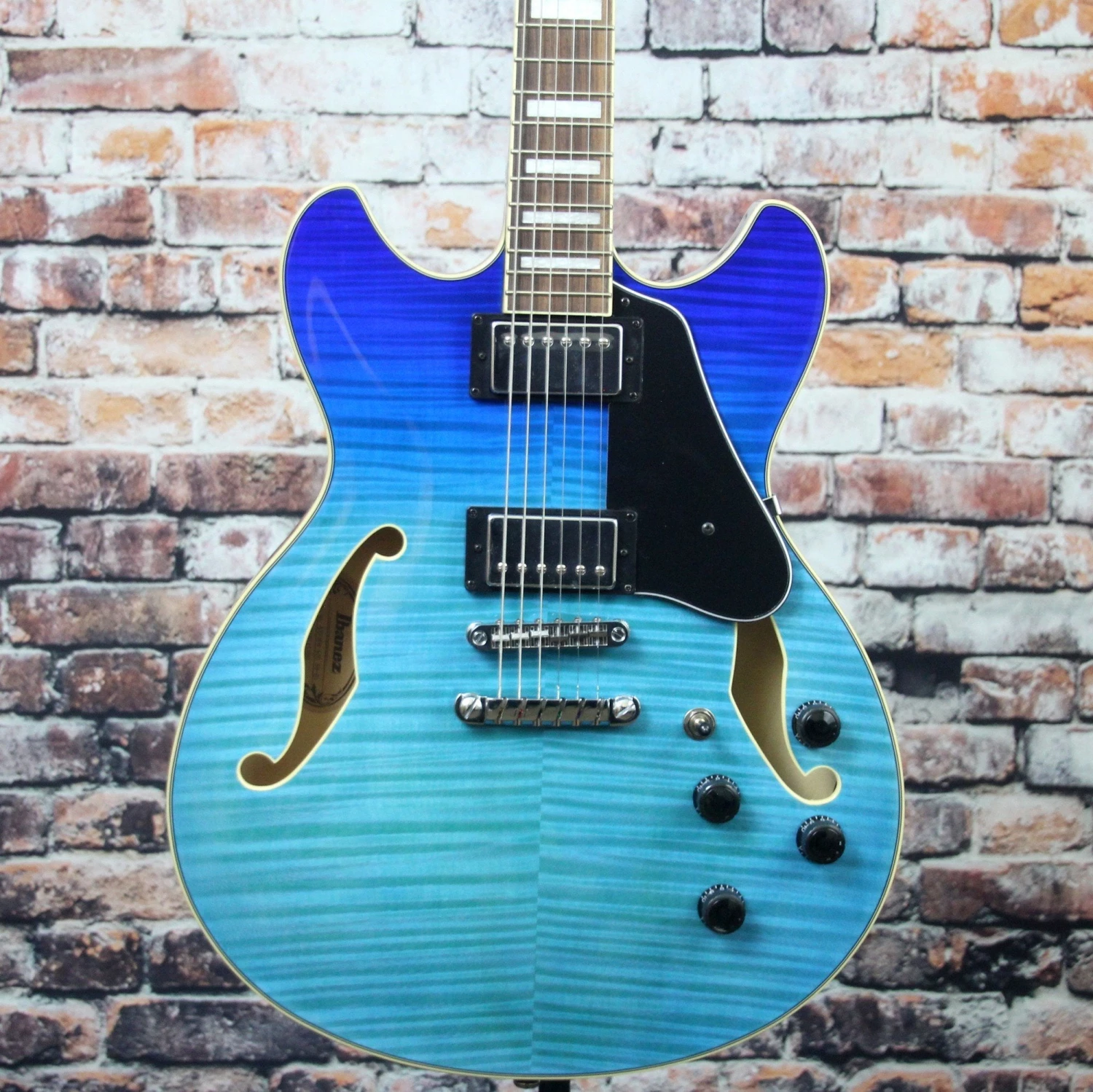 Ibanez AS73FM Artcore Guitar | Azure Blue Gradation 3 Ibanez AS73FM Artcore Guitar | Azure Blue Gradation