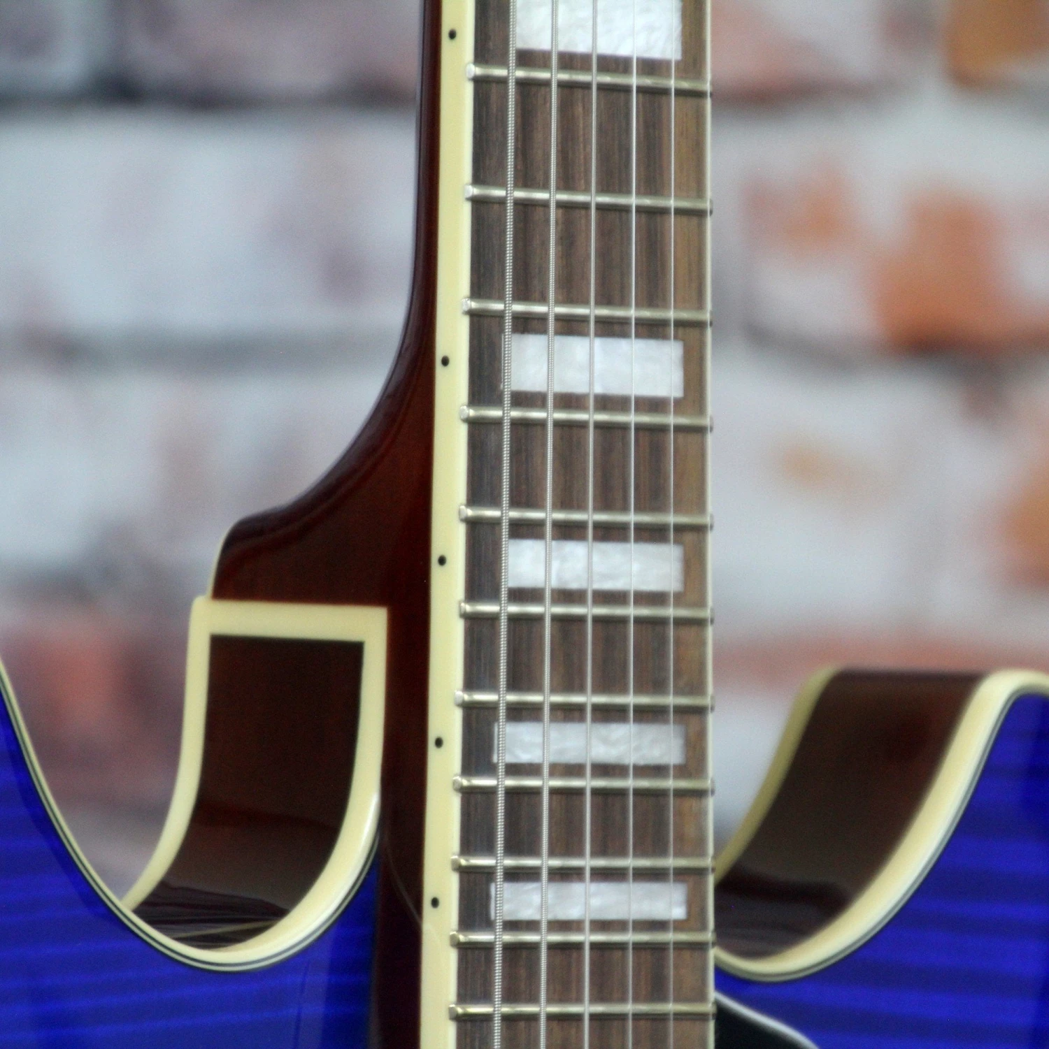 Ibanez AS73FM Artcore Guitar | Azure Blue Gradation 7 Ibanez AS73FM Artcore Guitar | Azure Blue Gradation