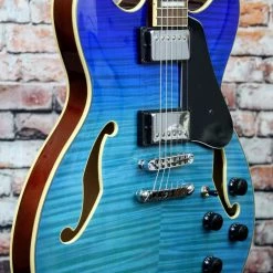 Ibanez AS73FM Artcore Guitar | Azure Blue Gradation