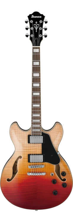 Ibanez AS73FM Hollow Body Guitar | Trans Autumn Fade
