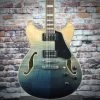 Ibanez AS73FM Hollow Body Guitar | Trans Indigo Fade