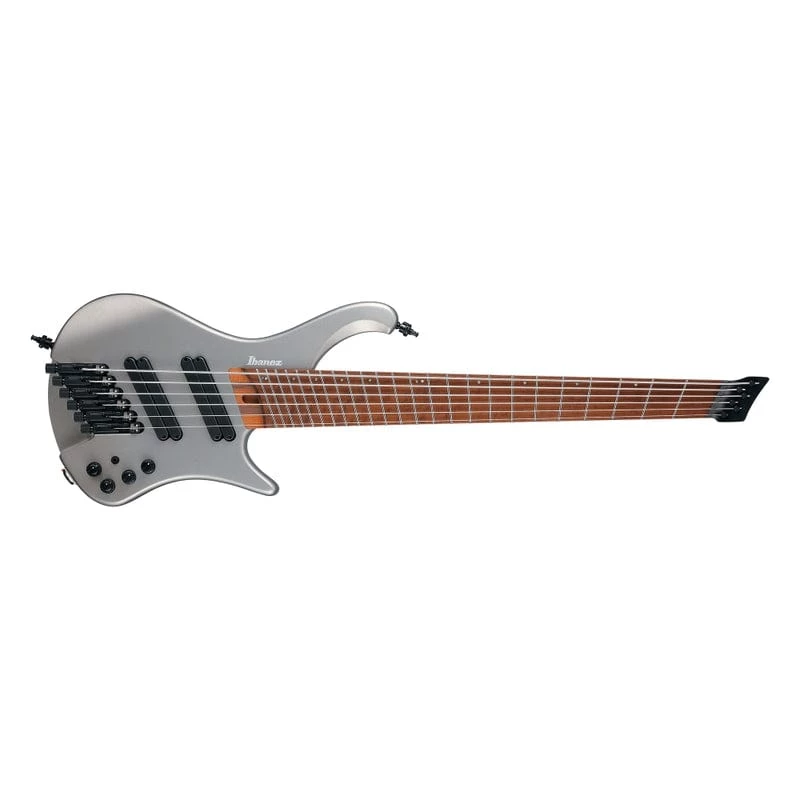 Ibanez EHB1006MS EHB Headless Multi-Scale 6-String Bass, Metallic Gray Matte Guitar 3 Ibanez EHB1006MS EHB Headless Multi-Scale 6-String Bass, Metallic Gray Matte Guitar
