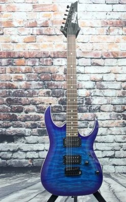 Ibanez GRGA120QA Electric Guitar | Transparent Blue Burst
