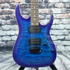 Ibanez GRGA120QA Electric Guitar | Transparent Blue Burst