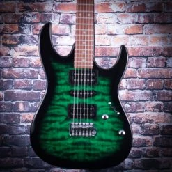 Ibanez GRX70QATVT GIO Series Electric Guitar | Trans Emerald Burst
