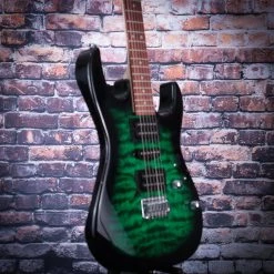 Ibanez GRX70QATVT GIO Series Electric Guitar | Trans Emerald Burst