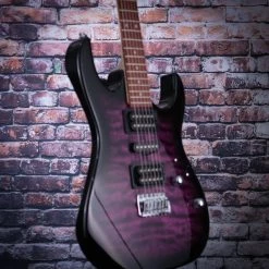 Ibanez GRX70QATVT GIO Series Electric Guitar | Trans Violet Sunburst
