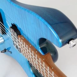 Ibanez MM1 Martin Miller Signature Guitar | Transparent Aqua Blue