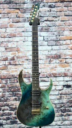 Ibanez RG6PPBFX Electric Guitar | Tropical Seafloor