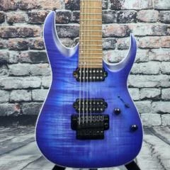 Ibanez RGA7420FM BLF 7-String Guitar | Blue Lagoon Burst
