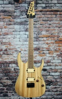 Ibanez RGEW521MZW Electric Guitar | Zebrawood Top