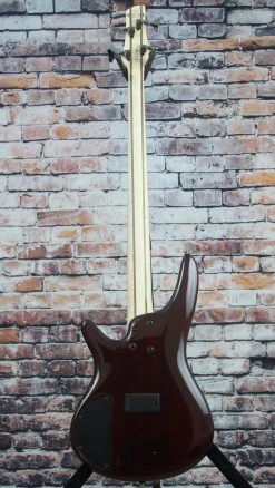 Ibanez SR370E Bass Guitar | Natural Browned Burst