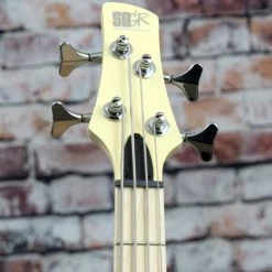 Ibanez SRMD200K Mezzo Short Scale Bass Guitar | Vintage White