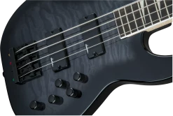 Guitar Jackson JS Series Concert Bass, Transparent Black Burst