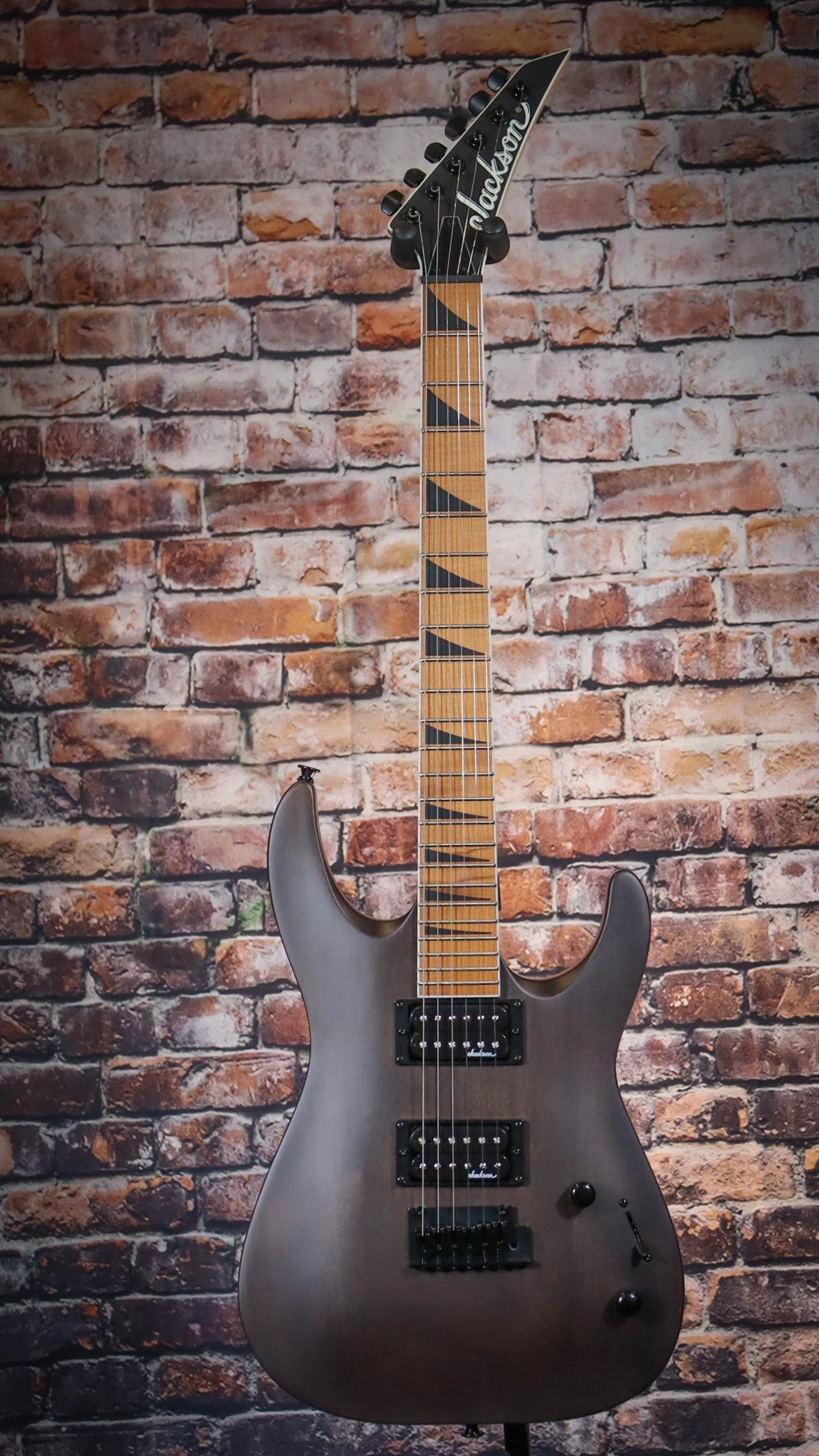 Jackson JS Series Dinky Arch Top Electric Guitar | Caramelized Maple - Black Stain 5 Jackson JS Series Dinky Arch Top Electric Guitar | Caramelized Maple - Black Stain