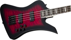 Guitar Jackson JS Series Kelly Bird Bass, Transparent Red Burst