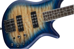 Jackson JS Series Spectra Bass, Amber Blue Burst Guitar