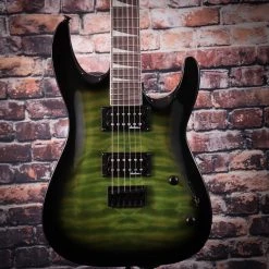 Jackson JS32Q DKA HT Dinky Electric Guitar | Green Burst
