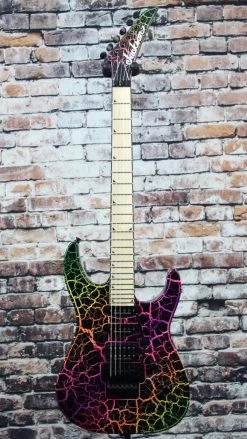 Jackson Pro Series Soloist SL3M | Rainbow Crackle Guitar