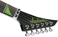 Jackson X Series RRX24, Black With Neon Green Bevels Guitar
