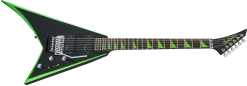 Jackson X Series RRX24, Black With Neon Green Bevels Guitar