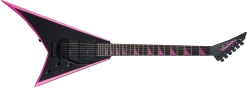 Jackson X Series RRX24, Black With Neon Pink Bevels
