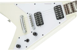 Jackson X Series Scott Ian King V Signature KVXT, Ivory Guitar