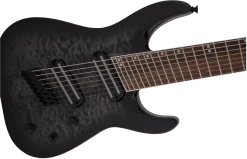 Guitar Jackson X Series Soloist Arch Top SlatX8Q, Transparent Black Burst