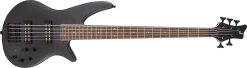 Jackson X Series Spectra Five String Bass, Metallic Black Guitar