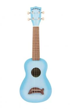 Kala Light Blue Burst Soprano Dolphin Ukulele
