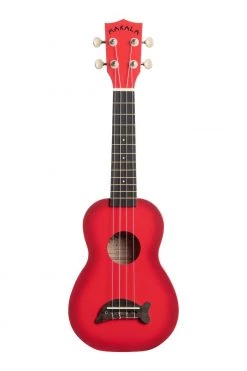 Kala Soprano Dolphin Ukulele | Red Burst Ukuleles