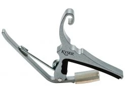 Kyser Keyser KG6 Quick Change Acoustic Guitar Capo | Silver Guitar Accessories