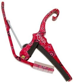 Kyser Red Bandana Quick-Change Capo Guitar Accessories