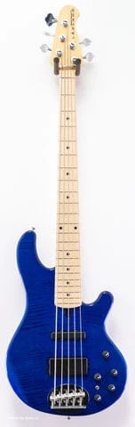 Guitar Lakland 55-02 Deluxe Trans Blue Flame Top Maple FB