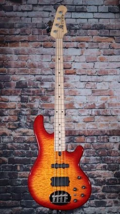 Guitar Lakland Skyline 44-02 Electric Bass | Cherry Sunburst With Maple FB