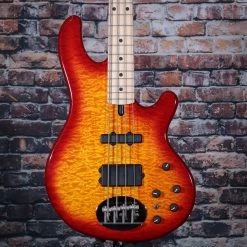 Guitar Lakland Skyline 44-02 Electric Bass | Cherry Sunburst With Maple FB