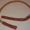 Lakota Leathers Flat Braid Mandolin Strap | Tan & Tobacco