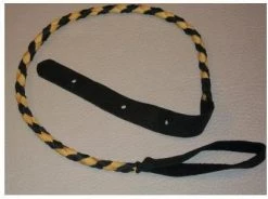 Lakota Leathers Round Braid Mano Strap | Black Chocolate