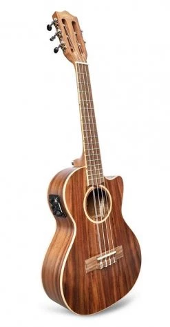 Lanikai Acacia Solid Top 5 String Tenor Acoustic Electric Ukulele Ukuleles