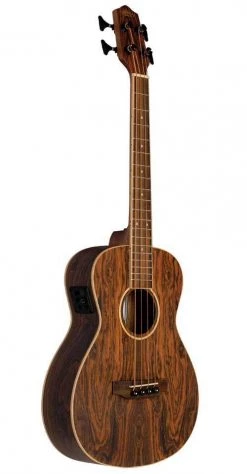 Lanikai Acoustic/Electric Bass Ukulele | Figured Bocote Ukuleles