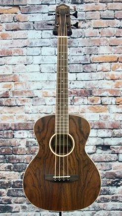 Lanikai Acoustic/Electric Bass Ukulele | Figured Bocote Ukuleles