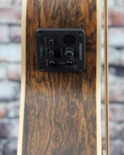 Lanikai Acoustic/Electric Bass Ukulele | Figured Bocote Ukuleles