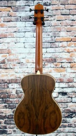 Lanikai Acoustic/Electric Bass Ukulele | Figured Bocote Ukuleles