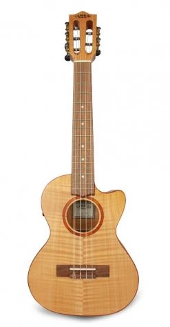 Lanikai Flame Maple 5 String Tenor Acoustic Electric Ukulele Ukuleles