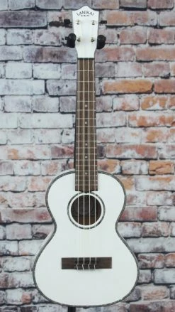 Ukuleles Lanikai Julia Michaels Signature Tenor Ukulele | White Pearl